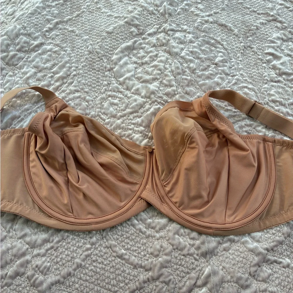 Elegant Beige Full-Coverage Bra - Picture 2 of 5